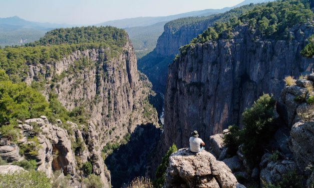 Tazı Kanyonu’na Kuş Bakışı