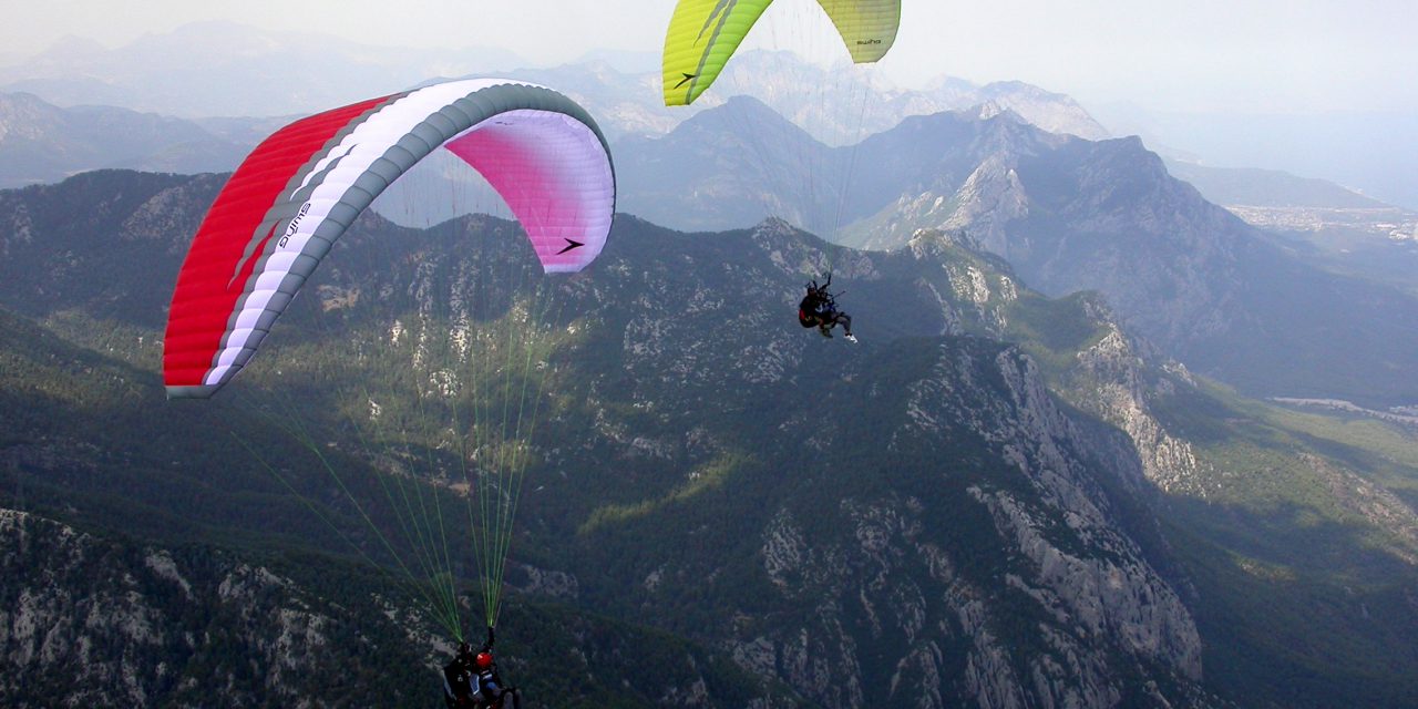 Tahtalı’da Turistler Özgürlüğe Uçuyor