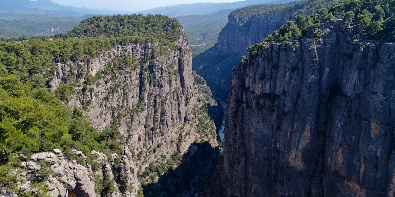 Tazı Kanyonu’na Kuş Bakışı