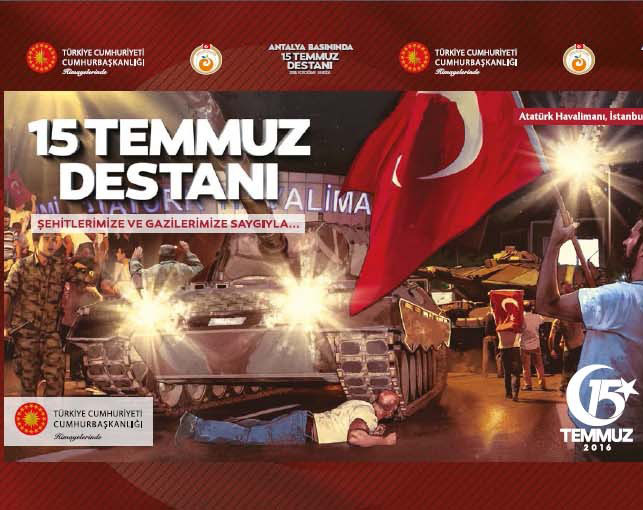 Antalya Basınında 15 Temmuz Destanı 