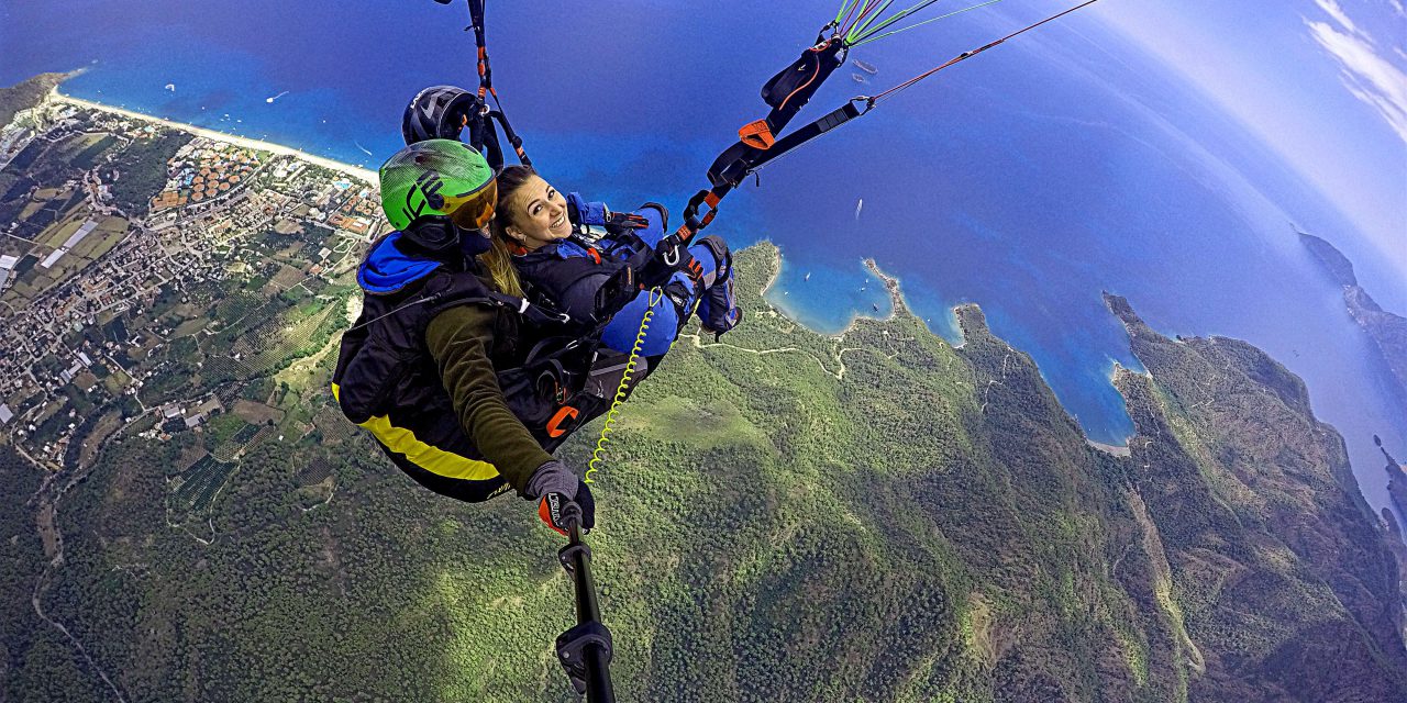 Tahtalı’da Turistler Özgürlüğe Uçuyor