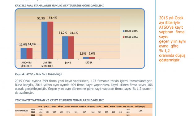 Ocak – Aralık 2015