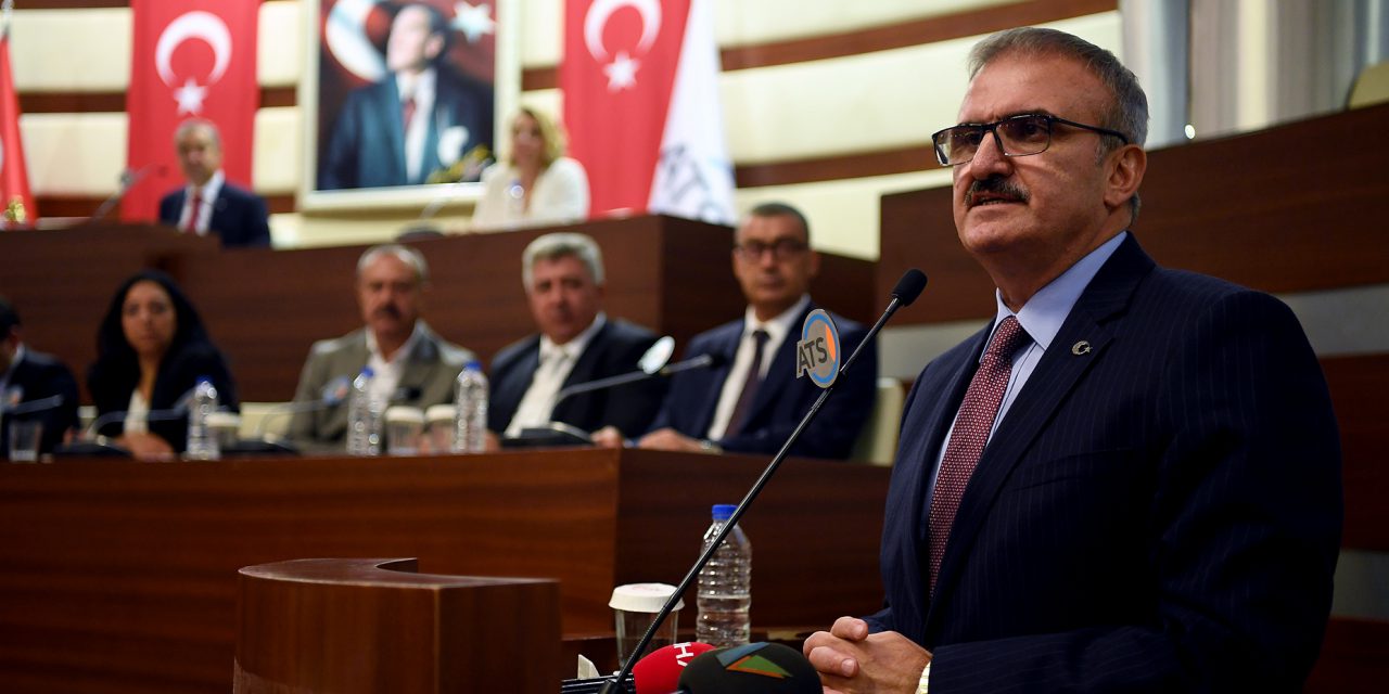 Vali Münir Karaloğlu, ATSO Meclisi’ne Konuk Oldu