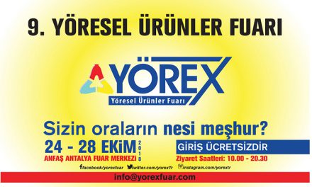 Batı Akdeniz Yöresel Ürünleriyle YÖREX’te