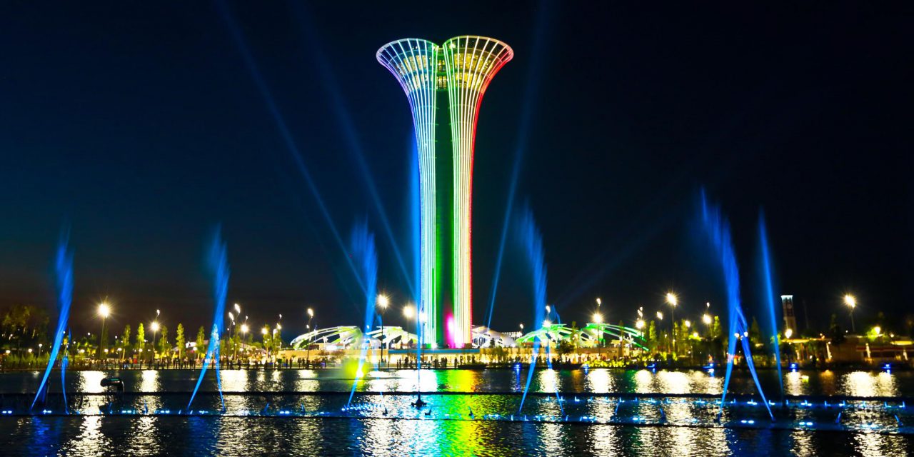 690 basamaklı Expo Kulesi’ne tırmanma yarışı