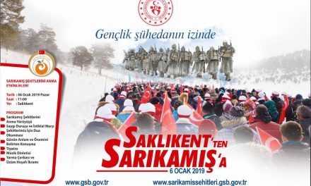 “Saklıkent’ten Sarıkamış’a Gençlik Şühedanın İzinde” Yürüyüşü