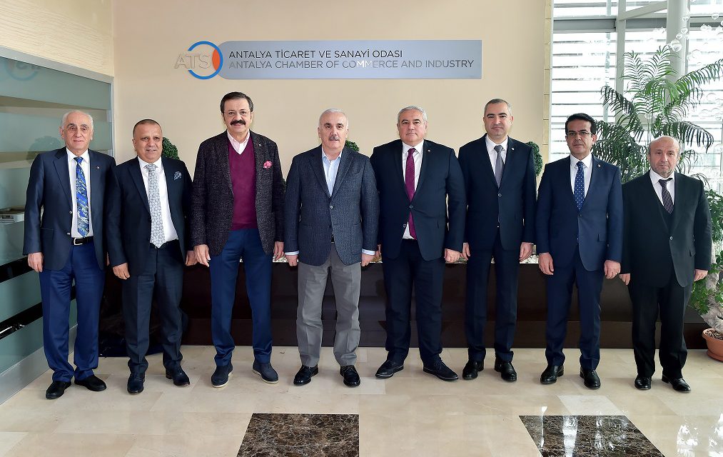 TOBB Başkanı Hisarcıklıoğlu ATSO’yu Ziyaret etti