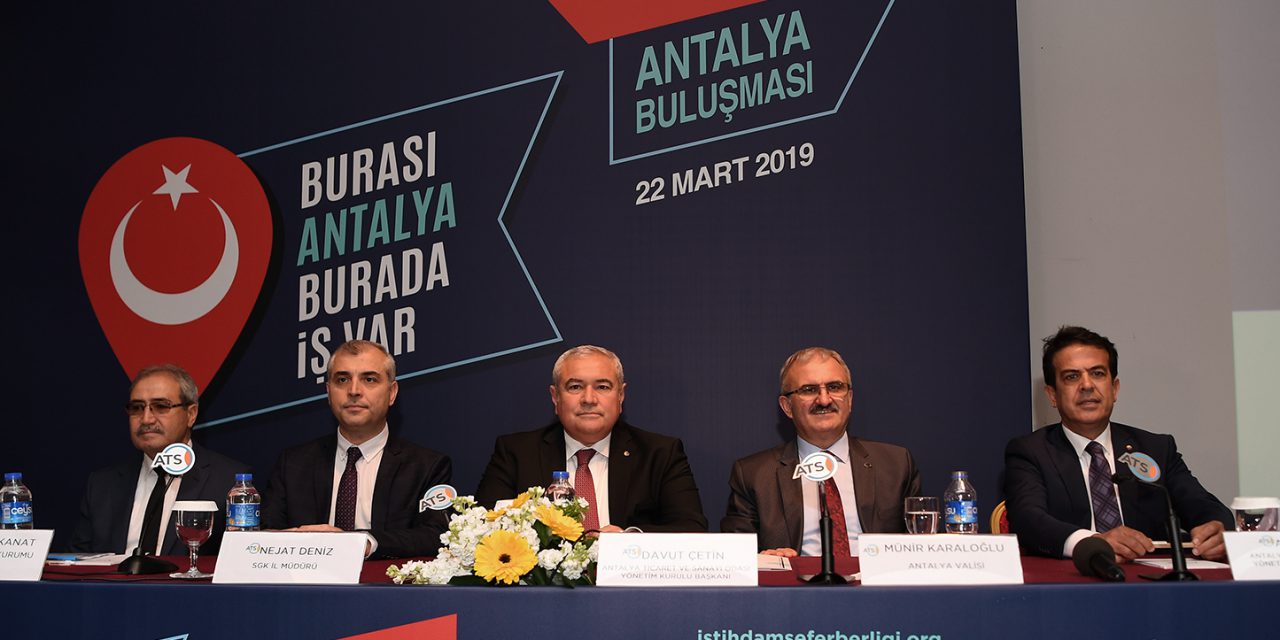 Antalya’dan 150 Bin Yeni İstihdam Sözü