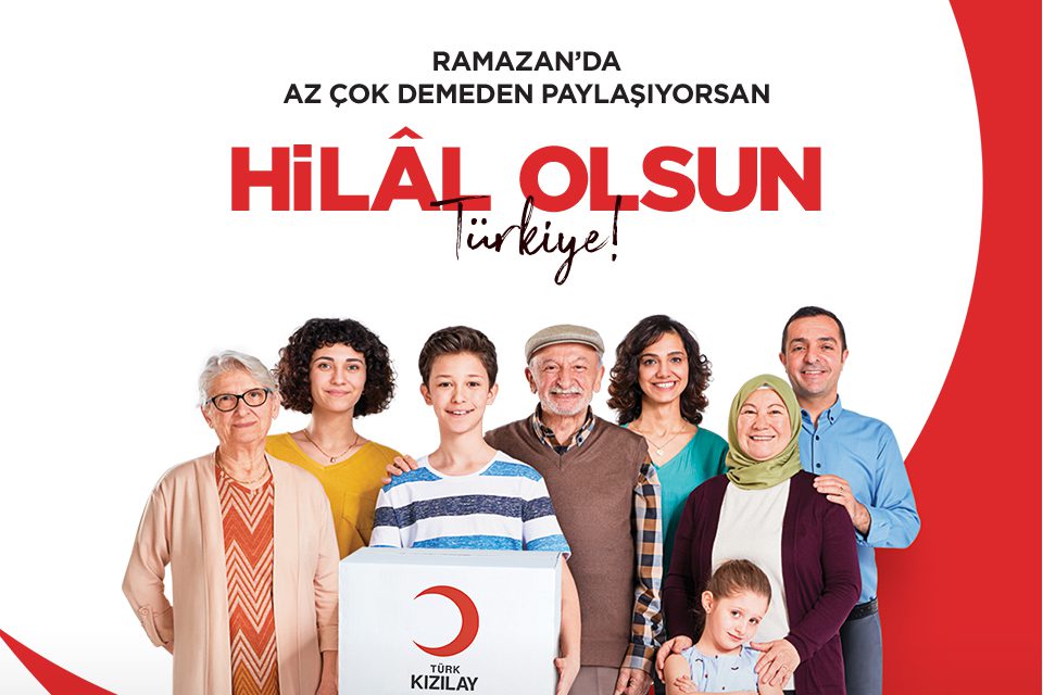 Kızılay’dan “Hilal Olsun Türkiye” Kampanyası