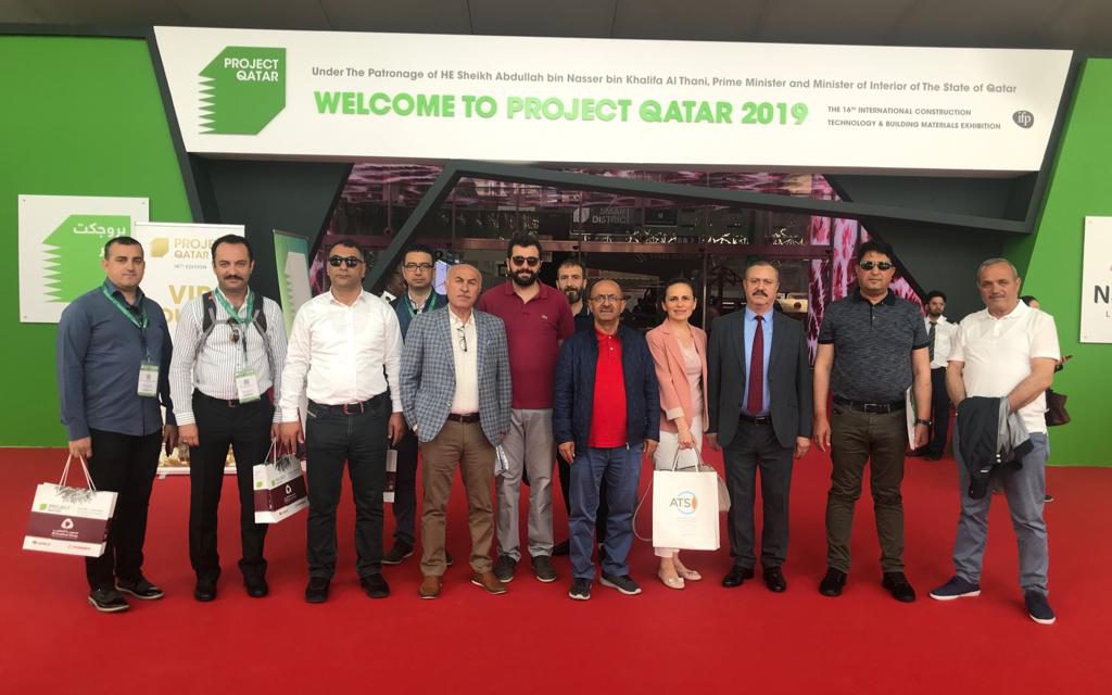ATSO İnşaat Sektörü Temsilcileri “Project Katar” fuarına katıldı