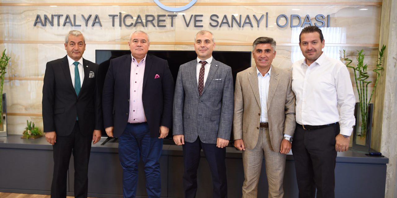 SGK İl Müdürü Nejat Deniz ATSO’yu ziyaret etti