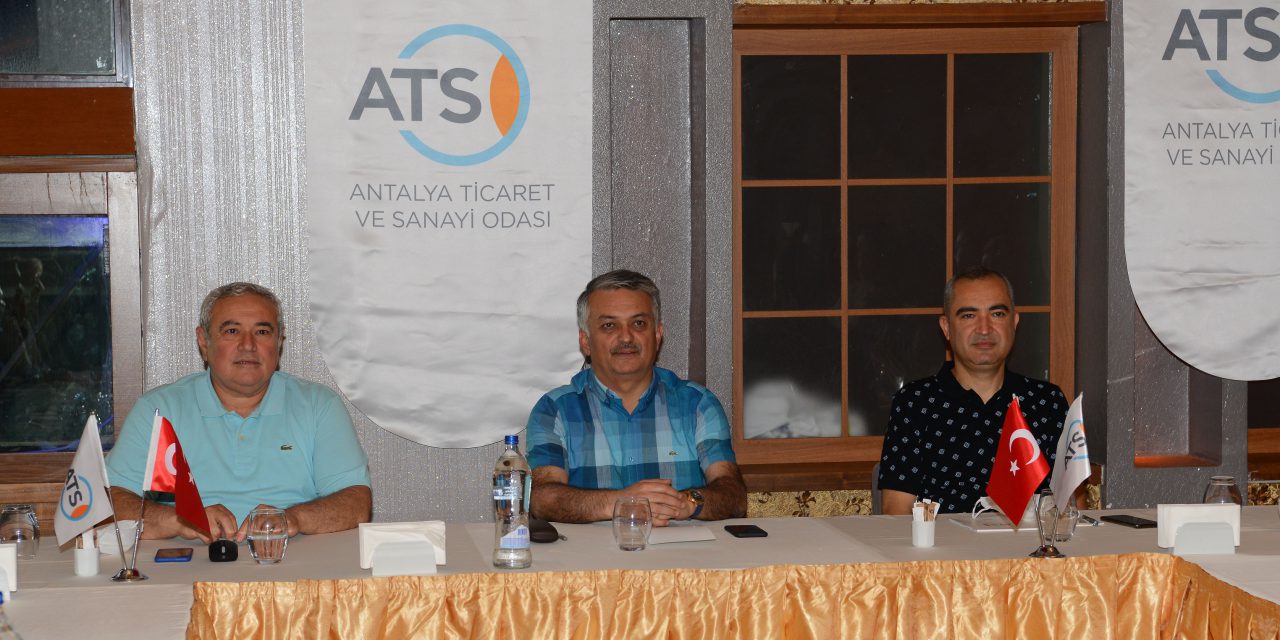 Antalya Valisi Ersin Yazıcı, ATSO Yönetimi’nin Konuğu Oldu