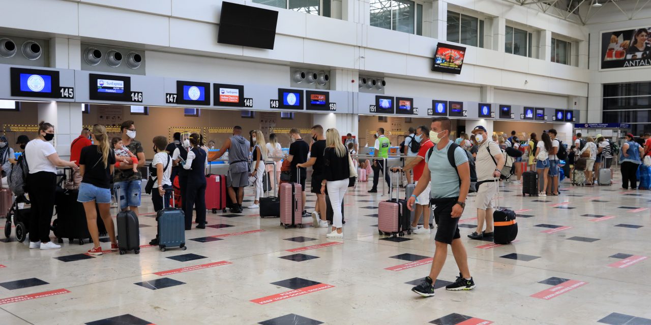 Antalya’ya eylülde gelen turist sayısı 1 milyonu aştı
