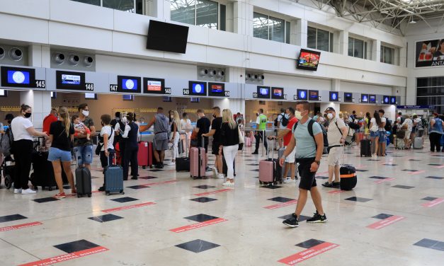 Antalya’ya eylülde gelen turist sayısı 1 milyonu aştı