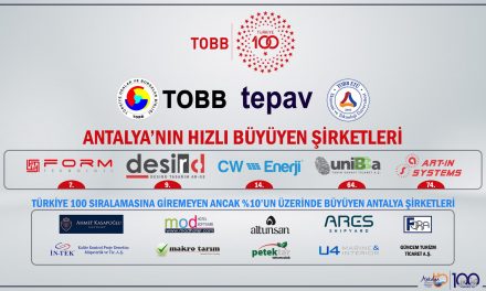 En hızlı büyüyen ilk 100’de 5 Antalyalı