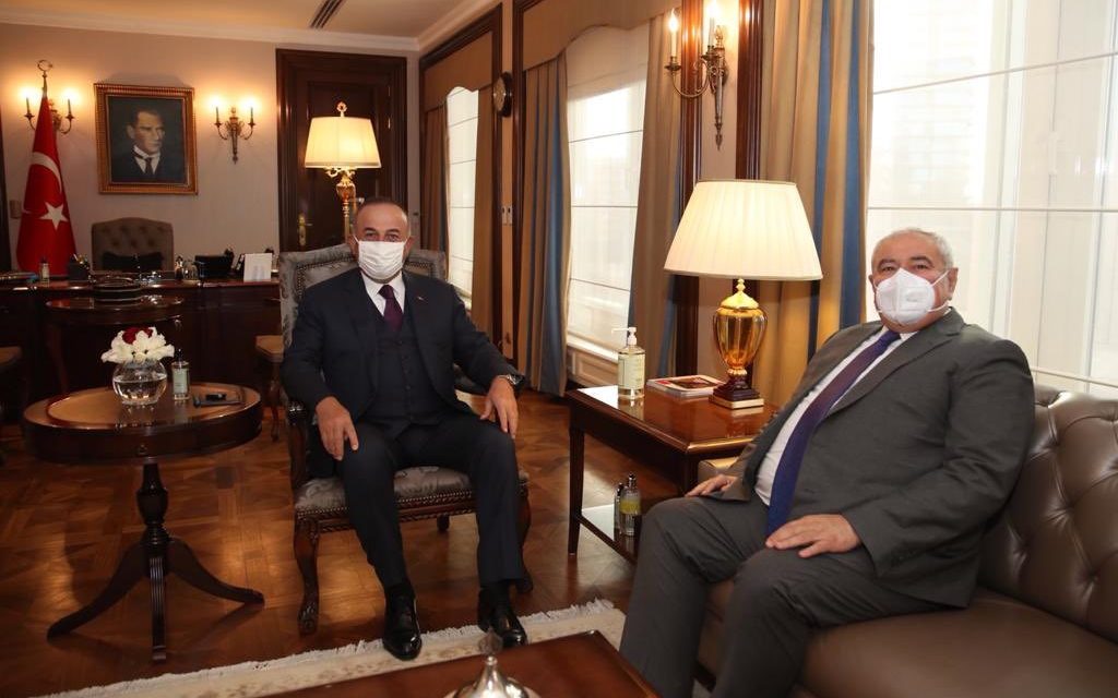 Başkan Davut Çetin, Bakan Çavuşoğlu’nu ziyaret etti