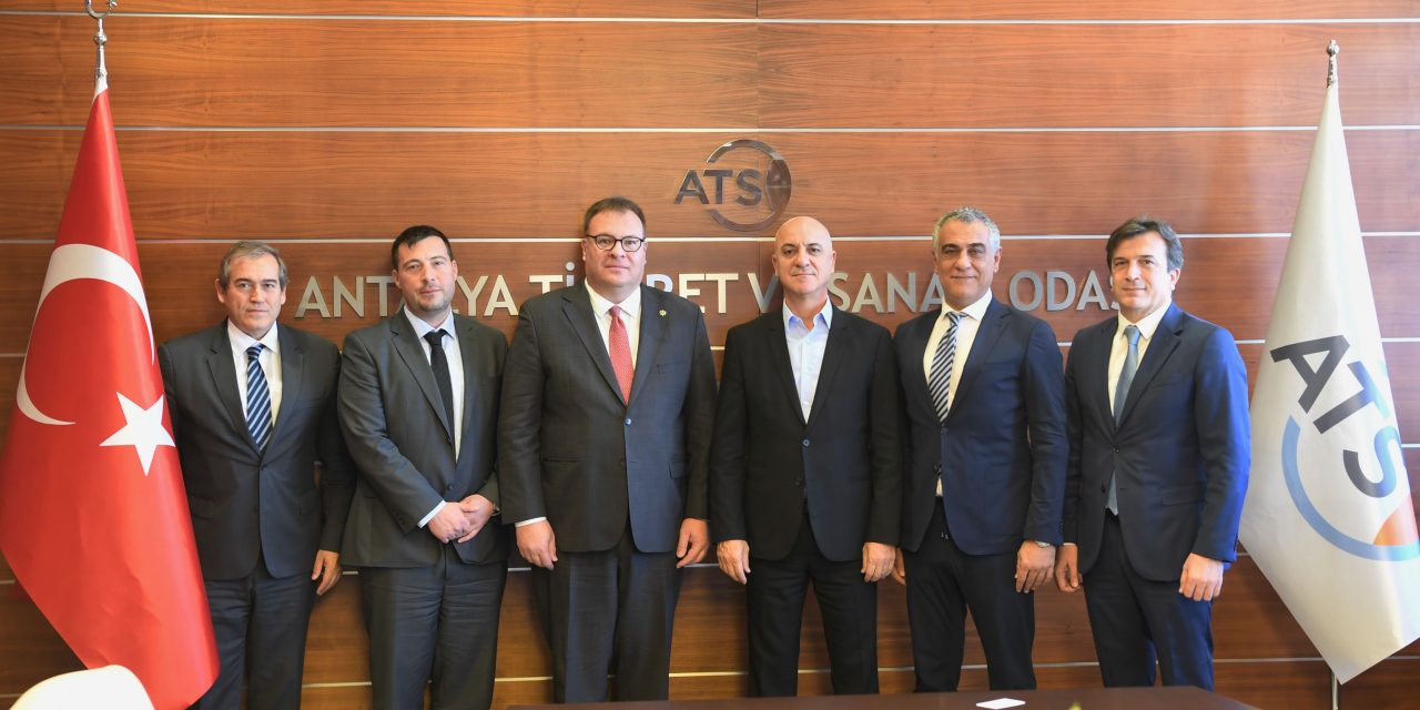 ATSO Başkanı Bahar, Karadağ Büyükelçisi Kastratović’i konuk etti