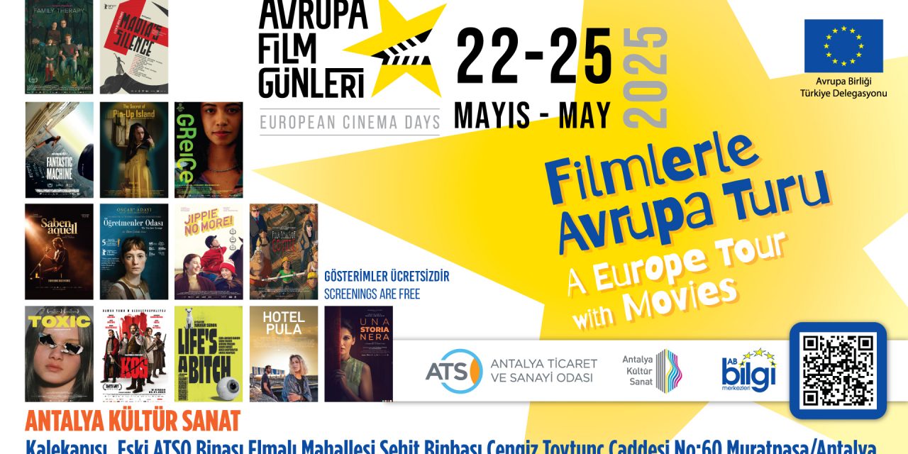 <strong>Avrupa Film Günleri 22 Mayıs’ta Antalya’da Üçüncü Kez Sinemaseverlerle Buluşuyor</strong>