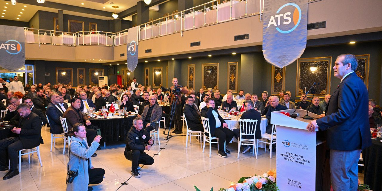 <strong>ATSO’NUN 144. YIL KORKUTELİ VERGİ ÖDÜL TÖRENİ VE ÜYE BULUŞMASI GERÇEKLEŞTİRİLDİ</strong>